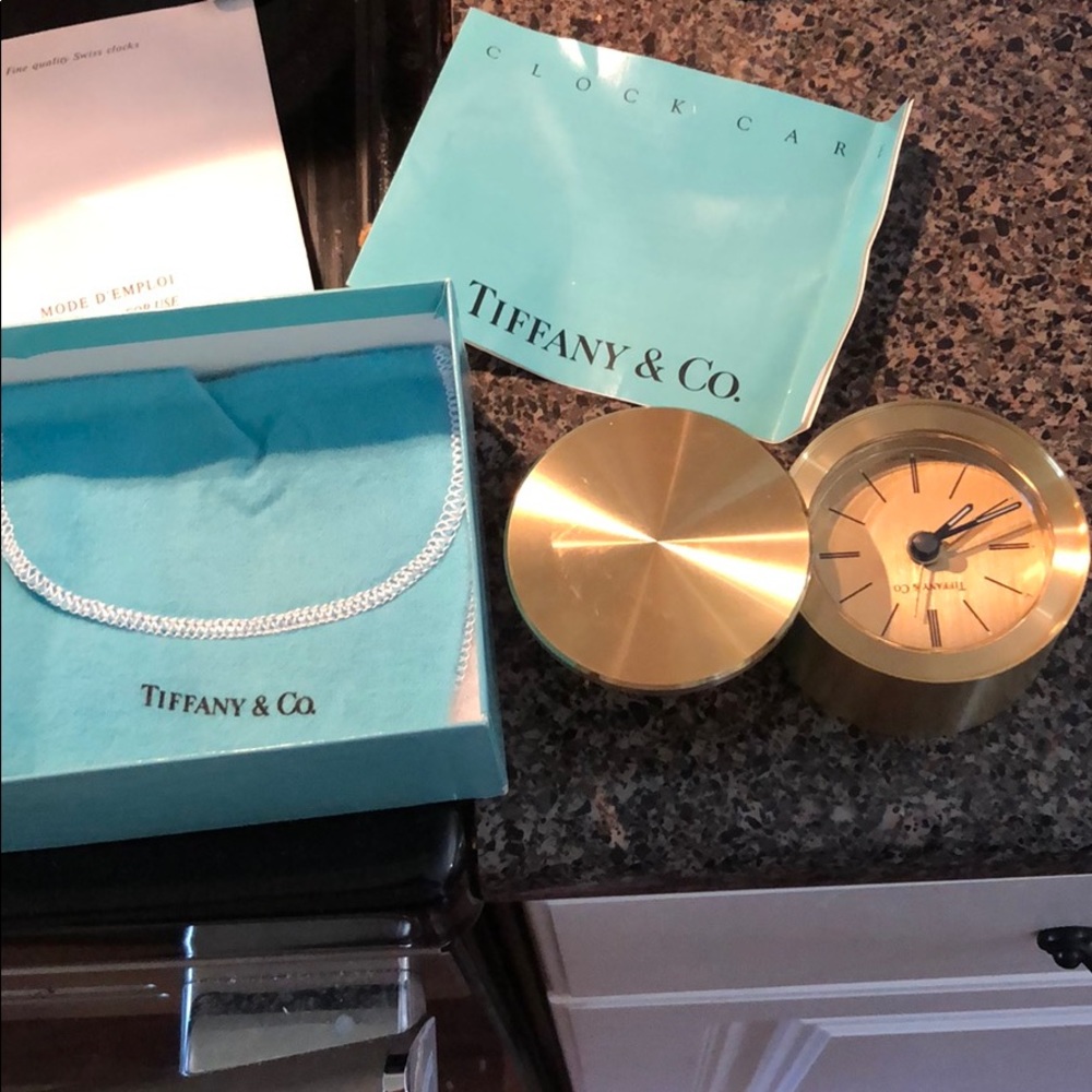 Tiffany & co Swiss Clock